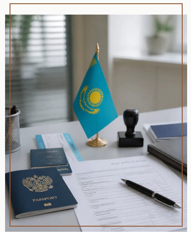 Оформление визы в Казахстан для поездки и работы в Кстове
