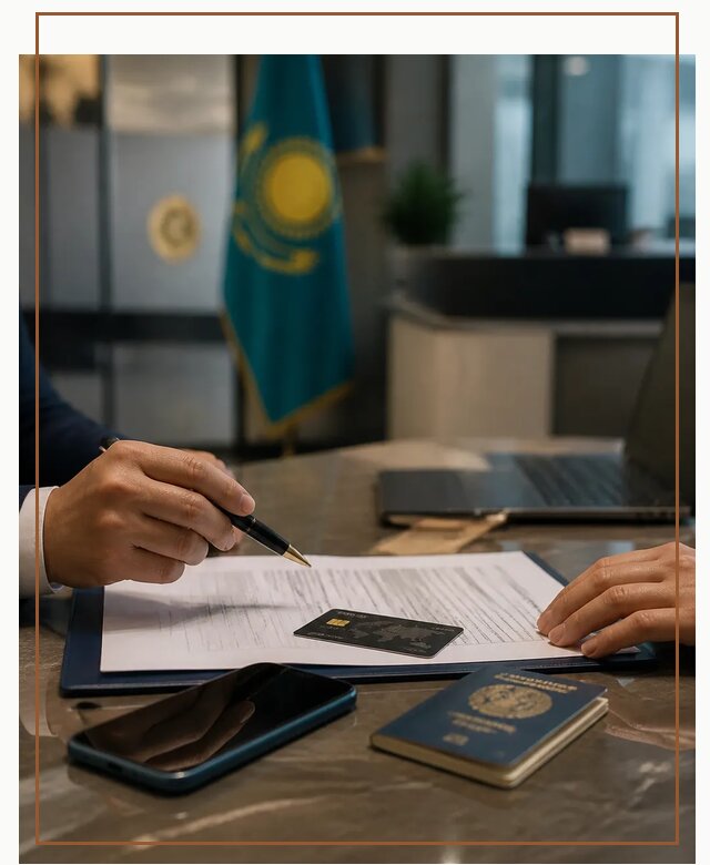 Открытие счета и банковской карты в Казахстане в Кстове